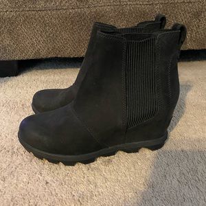 Sorel Joan of Arctic ll Chelsea Wedge Boots 7.5